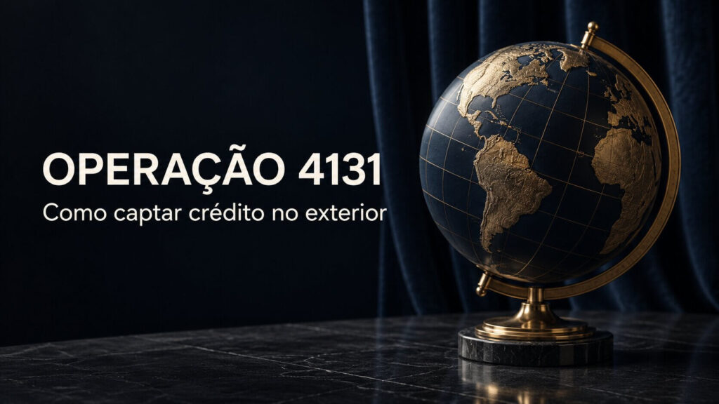 Operação 4131, empréstimo empresarial em moeda estrangeira no exterior: capa do guia da Alora Capital